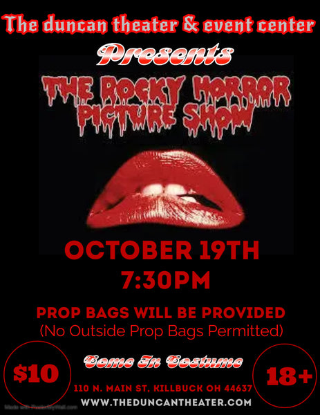 Oct 19 - The Rocky Horror Picture Show Night